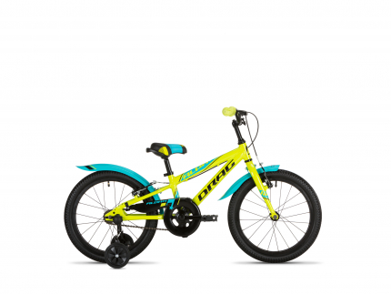  Velosipēds Drag Alpha 16 blue neon green