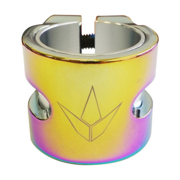 Blunt 2 bolts twin slit clamp oil slick