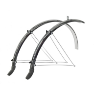 Dubļu sargi SPENCER 28"/56 VINYL BLACK+ SPOILER