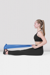 Elastīgā gumija pilatēm/jogai 0.65 mm Zila