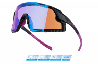 F GRIP black-pink, purple contrast lens