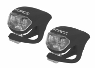 Force DOUBLE velo lukturu komplekts melns