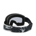 Men's mirror-coated ski goggles - black