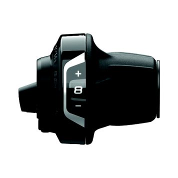 SHIMANO Shifter SL-RV400-8R 8-speed REVOSHIFT Clamp band With optical gear display