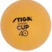 STIGA Galda tenisa bumbiņas CUP ABS 40+ dzeltenas, 6gb.iep.