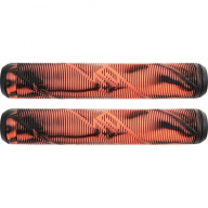 STRIKER THICK LOGO GRIPS BLACK AND ORANGE