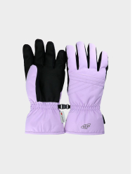 Sieviešu slēpošanas cimdi- tumši violetā krāsā