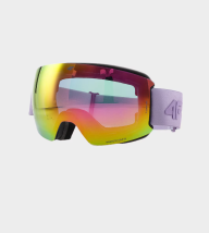 Slēpošana brilles unisex ar daudzkrāsainu pārklājumu - violetas