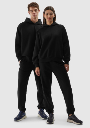 Sporta bikses oversize unisex - melnas