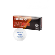 TIBHAR galda tenisa bumbiņas TIBHAR Outdoor TT-balls 10-p WH