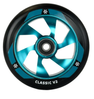 Union Classic V2 Pro Scooter Wheel 110mm Black/Polished Teal