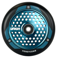 Union Honeycomb Pro Scooter Wheel 110mm Black/Polished Teal