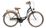 Velosipēds AZIMUT Vintage 28" 3-speed 2025 black-cream matt