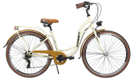Velosipēds AZIMUT Vintage TX-7 28" 2025 cream-brown semi-matt