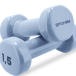 Vinila hanteles komplekts Spokey SHAPE 2x 1,5 kg