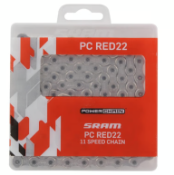 ĶĒDE SRAM 11s Red22 114L HallowPin sudrabains